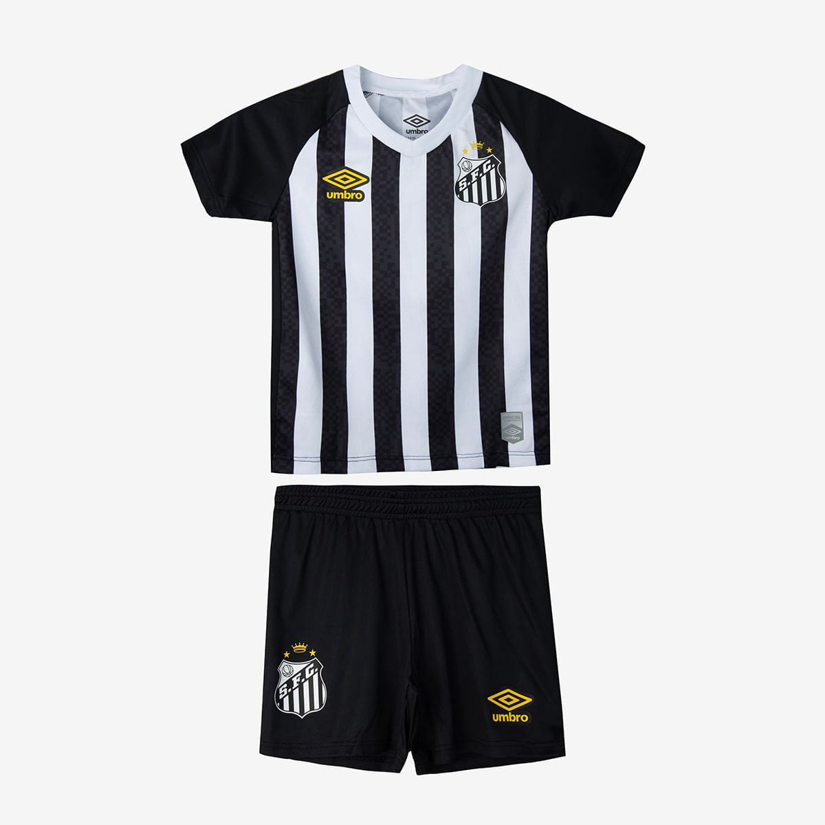 Kit Clube Infantil Umbro Santos Of.2 2025