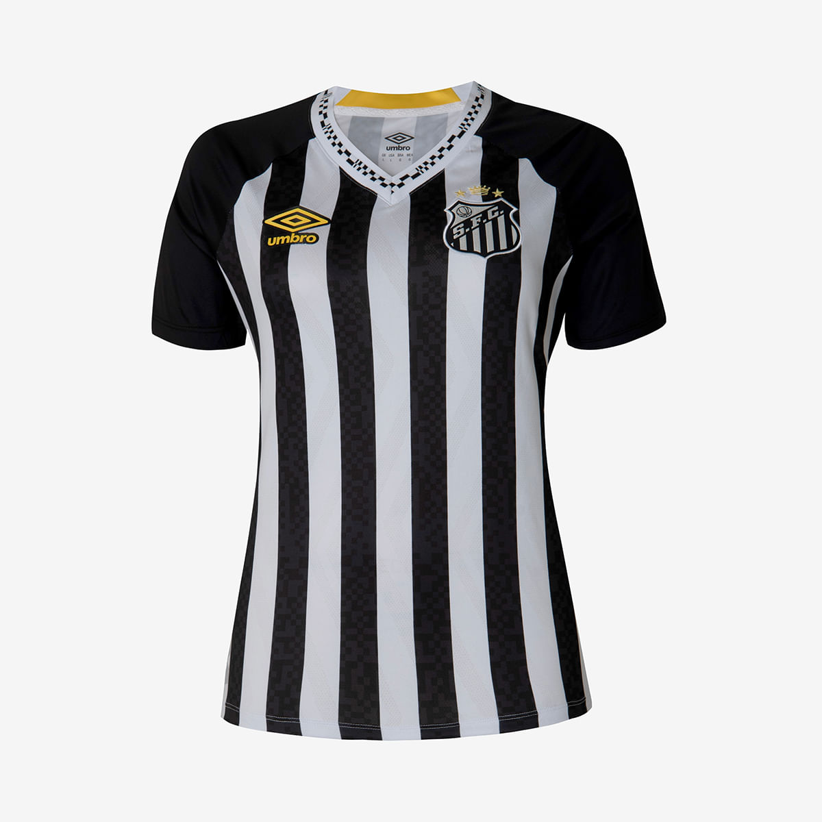 Camisa Feminina Umbro Santos Of.2 2025 Torcedora