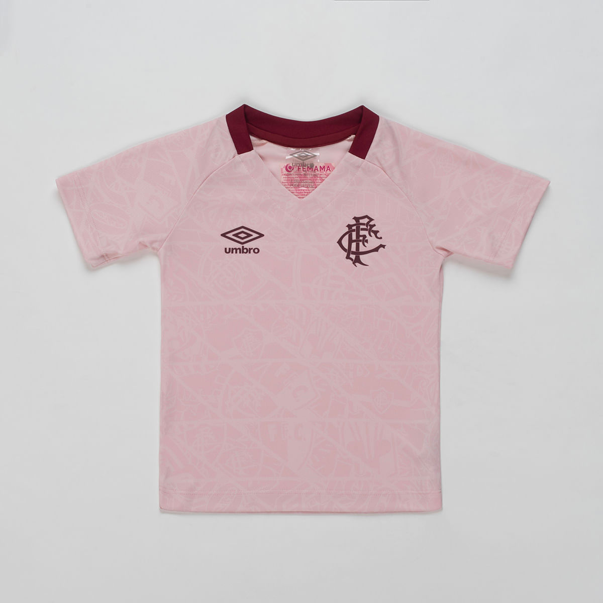 Camisa Infantil Umbro Fluminense Outubro Rosa 2025