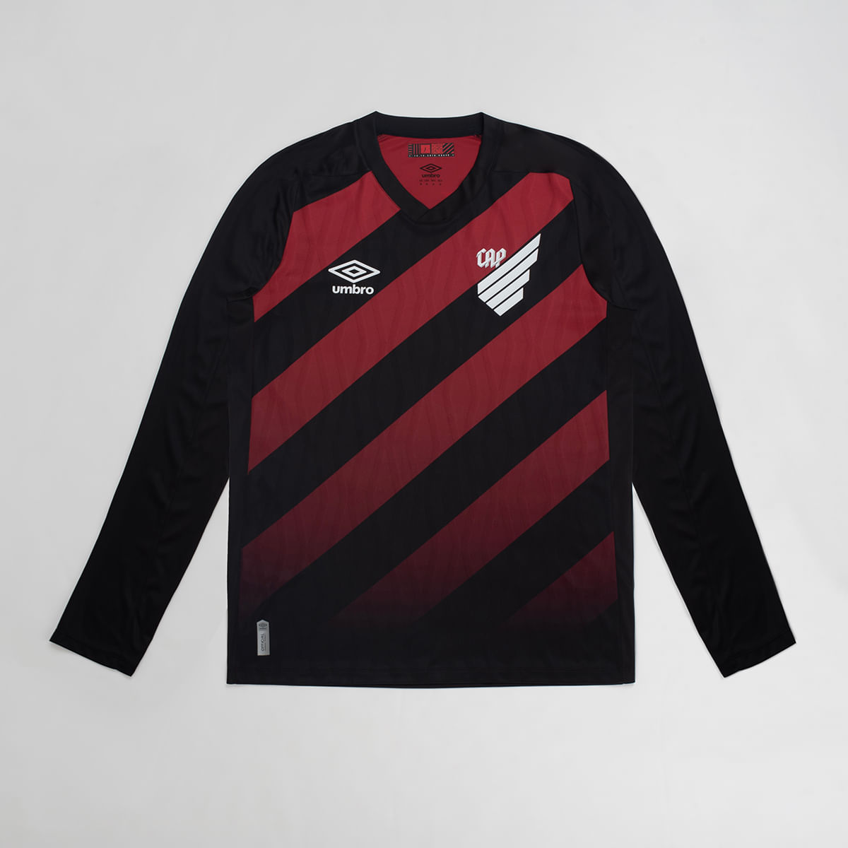 Camisa Ml Masculina Umbro Cap Home 2026 Torcedor S/N