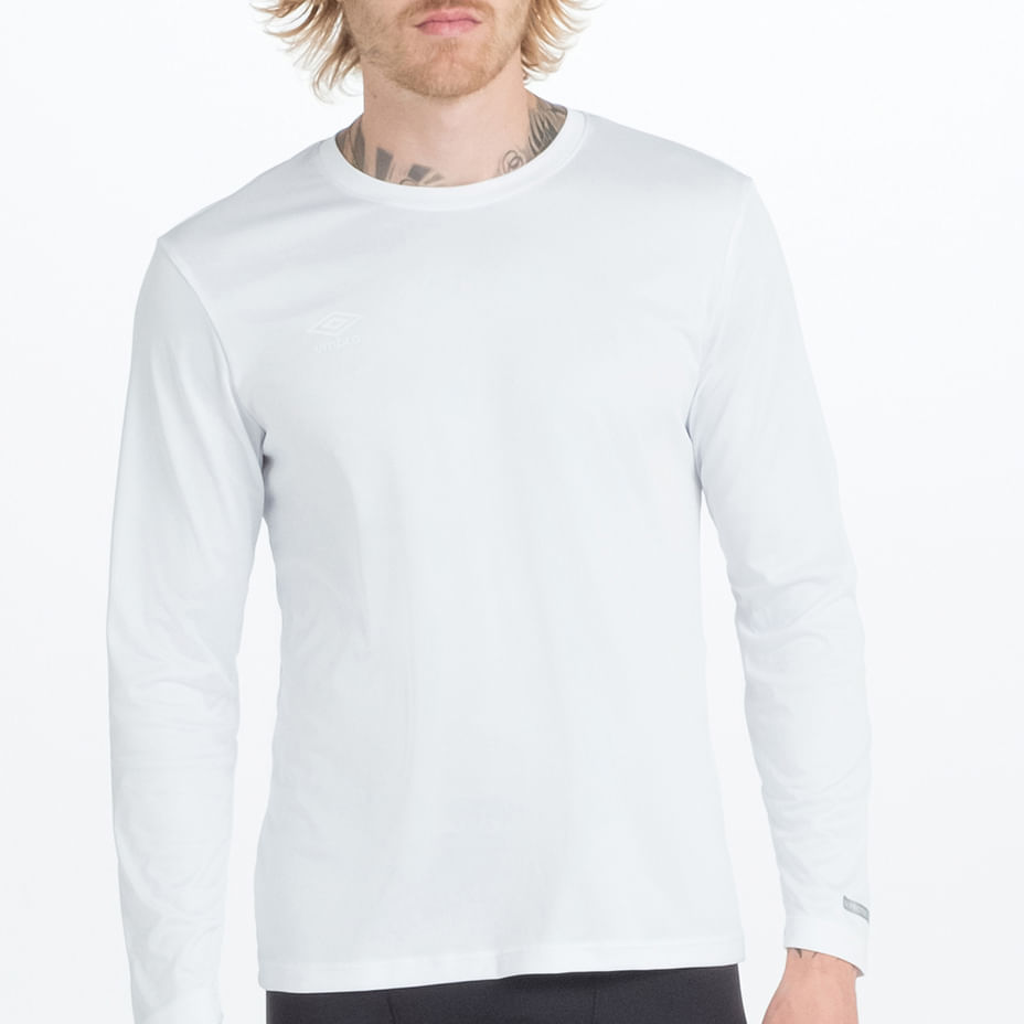 Camisa Ml Masculina Umbro Basic Uv